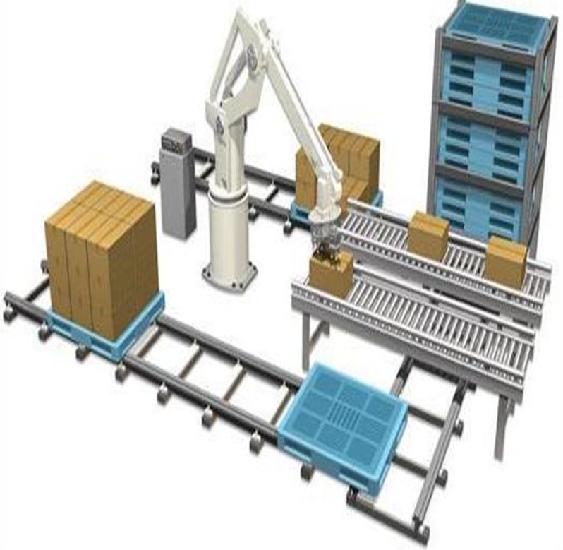 機械手碼垛輸送線