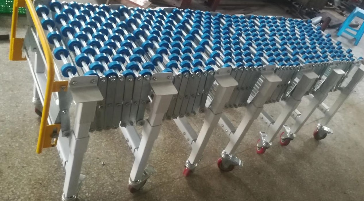 可移動(dòng)伸縮滾輪輸送線